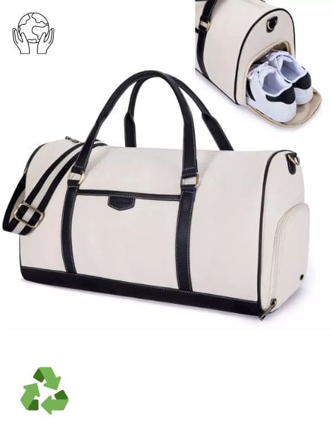 custom duffle sports bags with shoe compartment